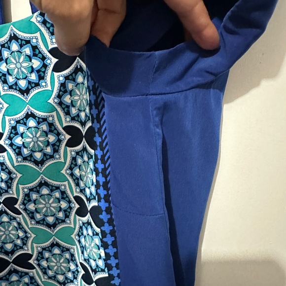 Banana Republic Factory Blue Medallion Shift Dress - Picture 4 of 8